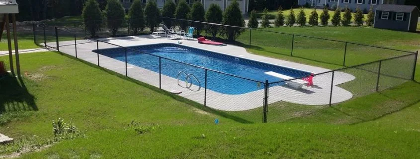 Decorative Residential/Swimming Pool Safety Chain Link Fence for Sale